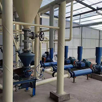 气力输送设备现场